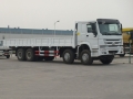 Alta calidad SINOTRUK HOWO 8 x 4 camión, camión de carga de pared lateral, cerca de camiones