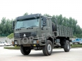 SINOTRUK HOWO camión 4 x 4 carro, carro del Cargo de todas las ruedas, camión militar