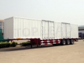 Caja Semi remolque, furgoneta remolque, caja fuerte utilidad acoplado del cargo de