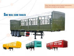 New Design Bulk Cargo Transport Fence Semi Trailer, Side Wall Semi Trailer